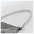 Pochette a mano Gancini in PVC argento Auth Salvatore Ferragamo ka1272 - vista 8