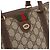 Borsa Gucci GG Supreme Web Sherry Line PVC Beige Oro 40 02 006 Auth BA9363 D'oro - vista 18