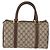Borsa Gucci GG Supreme Web Sherry Line PVC Beige Oro 40 02 006 Auth BA9363 D'oro - vista 2