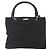 Borsa a mano in nylon Gucci Bamboo 2 vie nera argento 002 1016 Auth ep12535 Nero - vista 13