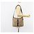 Borsa a Spalla GG Canvas Gucci Beige Argento 131211 Auth gh1532 - vista 26
