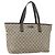 Gucci Borsa Tote GG Supreme in PVC beige 211137 Auth BA9292