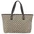 Gucci Borsa Tote GG Supreme in PVC beige 211137 Auth BA9292 - vista 2