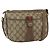 Gucci Borsa GG Supreme Web Sherry Line PVC Beige Oro 89 02 032 Auth 160476 D'oro