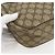 Gucci Borsa GG Supreme Web Sherry Line PVC Beige Oro 89 02 032 Auth 160476 D'oro - vista 17