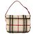 Autre Marque Borsa a Spalla Burberrys Nova Check in Lana Beige Argento Autentica 161279V - vista 2