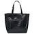 PRADA Handtasche Emaille Schwarz Silber Auth 160525 - Ansicht 2