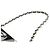 Borsa a Spalla CHANEL Catena COCO Marchio Camelia Velluto Nero Argento CC Auth 149585V - vista 14