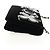 Borsa a Spalla CHANEL Catena COCO Marchio Camelia Velluto Nero Argento CC Auth 149585V - vista 4