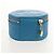 Boîte à bijoux CHANEL COCO Marque Étui Bijoux Cuir Caviar Bleu Or CC Auth 152911V Doré - vue 7