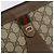 GUCCI GG Supreme Web Sherry Line Clutch Bag PVC Beige Rosso 89 01 033 Auth 150947 - vista 8