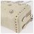 Borsa a spalla in pelle Miu Miu con catena crema argento Auth yk19775 Crudo - vista 12