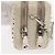 Borsa a spalla in pelle Miu Miu con catena crema argento Auth yk19775 Crudo - vista 15