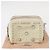 Borsa a spalla in pelle Miu Miu con catena crema argento Auth yk19775 Crudo - vista 23