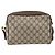 Borsa a Spalla Gucci GG Supreme Web Sherry Line PVC Beige 56 02 087 Auth ep12559 - vista 2