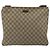 Gucci Borsa a Spalla GG Supreme PVC Beige Oro 201446 Auth BA9409 D'oro - vista 13