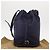 Céline Borsa a Spalla CELINE Circle in Pelle Blu Navy Oro Auth 159739 D'oro - vista 12