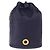 Céline Borsa a Spalla CELINE Circle in Pelle Blu Navy Oro Auth 159739 D'oro - vista 13