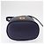 Céline Borsa a Spalla CELINE Circle in Pelle Blu Navy Oro Auth 159739 D'oro - vista 5