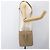 Burberry Borsa a Spalla in Pelle Beige Argento Auth am10199V - vista 23