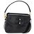 Borsa a Spalla in Pelle Nera e Oro GUCCI 001 4214 Auth 160233 Nero D'oro