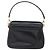 Borsa a Spalla in Pelle Nera e Oro GUCCI 001 4214 Auth 160233 Nero D'oro - vista 2