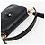 Borsa a Spalla in Pelle Nera e Oro GUCCI 001 4214 Auth 160233 Nero D'oro - vista 7