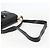 Borsa a Spalla in Pelle Nera e Oro GUCCI 001 4214 Auth 160233 Nero D'oro - vista 9