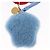 CHARME in pelliccia shearling morbida Medusa VERSACE Blu Auth BA9260V - vista 7
