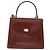 BALLY Borsa a Mano in Pelle 2 in 1 Marrone Oro Auth 159141 D'oro - vista 13