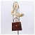 BALLY Borsa a Mano in Pelle 2 in 1 Marrone Oro Auth 159141 D'oro - vista 27