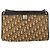 Borsa a Spalla in Tela Trotter Christian Dior Beige Oro Auth 159028 D'oro - vista 13
