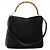 Bamboo GUCCI Schultertasche aus Wildleder 2 in 1 Schwarz Gold 001 2113 1577 Auth 151562 Golden