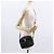 Borsa a Spalla Vala in Pelle Nera e Oro Salvatore Ferragamo Auth gh1483 - vista 21