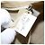 Borsa tote in nylon blu Burberry Label, argento, beige Auth gh1498 - vista 12