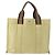 Borsa tote in nylon blu Burberry Label, argento, beige Auth gh1498 - vista 2
