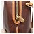Borsa a Spalla ETRO in Pelle Bordeaux con Motivo Paisley, Oro, Auth am10326 D'oro Bordò - vista 10