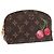 LOUIS VUITTON Monogramm Kirsche Kosmetiktäschchen PM M13766 LV Auth BA9228SM