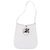 Borsa a Spalla Gancini in Pelle Bianca e Argento di Salvatore Ferragamo Auth BA9272 Bianco - vista 13