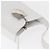 Borsa a Spalla Gancini in Pelle Bianca e Argento di Salvatore Ferragamo Auth BA9272 Bianco - vista 6