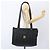 Borsa tote MCM Logogram Vicetos PVC Nero Oro Auth 160044 D'oro - vista 21
