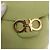 Zaino Salvatore Ferragamo in suede oro verde chiaro Auth 159800 - vista 18