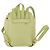 Zaino Salvatore Ferragamo in suede oro verde chiaro Auth 159800 - vista 2