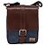Dolce & Gabbana DOLCE&GABBANA Schultertasche aus Leder Canvas Blau Silber Authentisch bs31820 - Ansicht 13