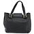 Bolsa Tote de couro preto e dourado GUCCI 251826 Auth bs31891 - vista 2