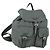 PRADA Rucksack aus Nylon grün silber authentisch 157248