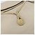 Céline Borsa a Spalla in Pelle Beige Oro Auth ka1365 D'oro - vista 17
