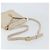 Céline Borsa a Spalla in Pelle Beige Oro Auth ka1365 D'oro - vista 7