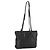 PRADA Borsa Tote in Pelle Nera Argento Auth mr1666 Nero