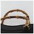 Borsa a mano in pelle Gucci Bamboo Nera Oro 002 1186 0260 Auth 156902 Nero D'oro - vista 8